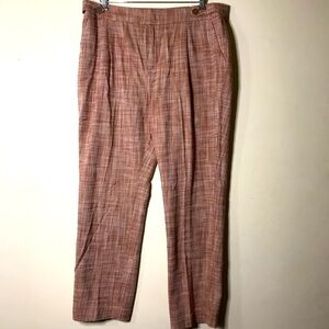 Christopher & Banks Red Houndstooth Trouse…